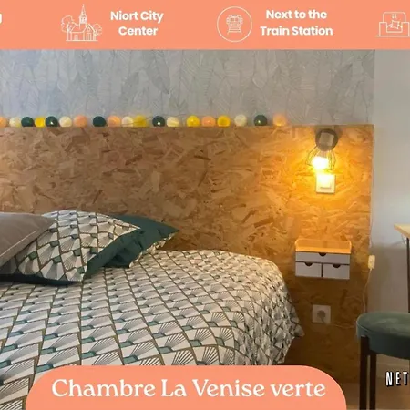 Homestay Koralia - Coliving Hotel - Gare De Niort *